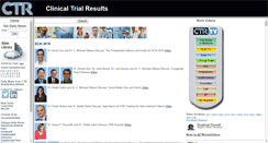 Desktop Screenshot of clintrialresults.org